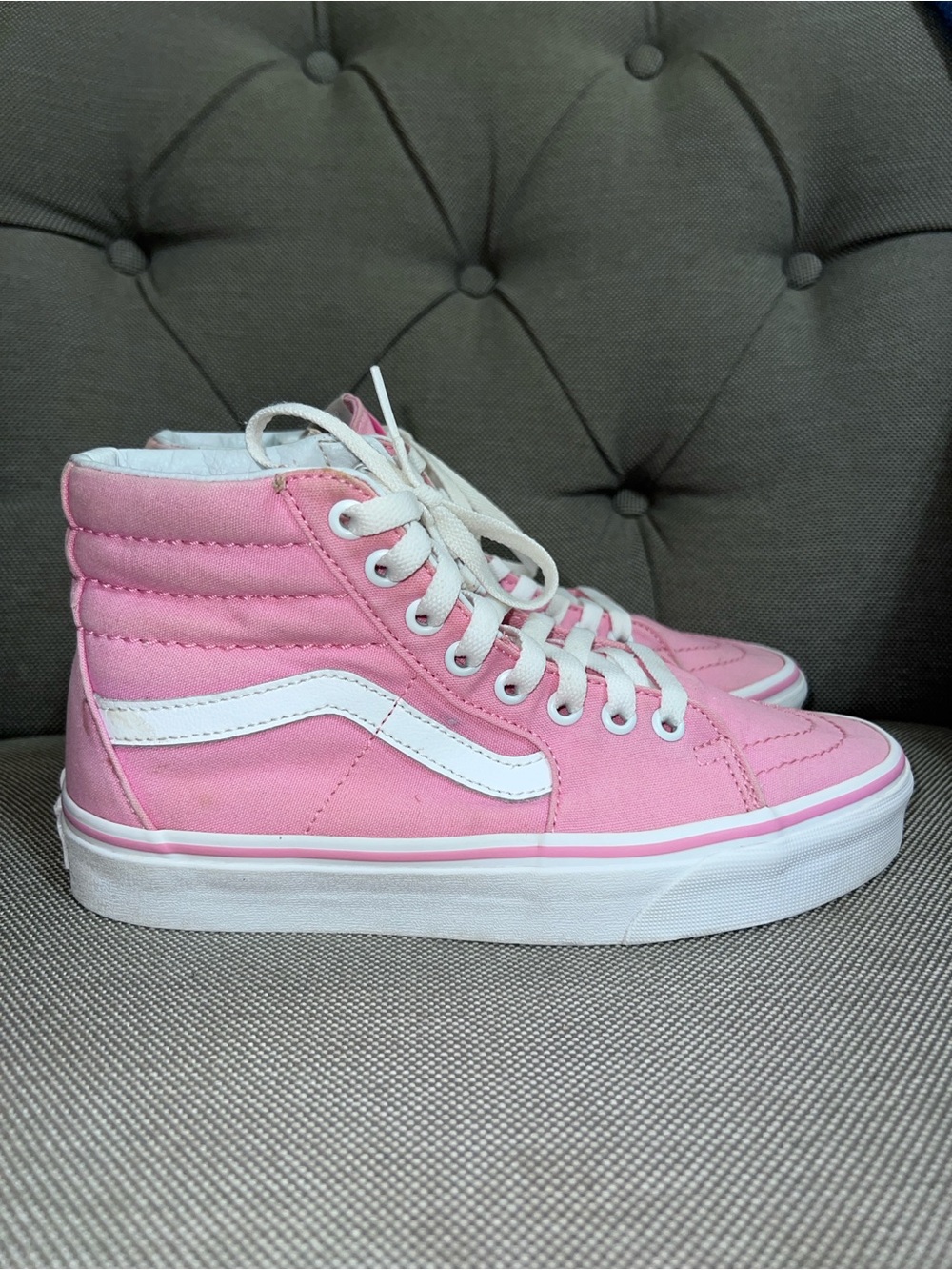 Pink High Top Vans - Picture 3 of 12